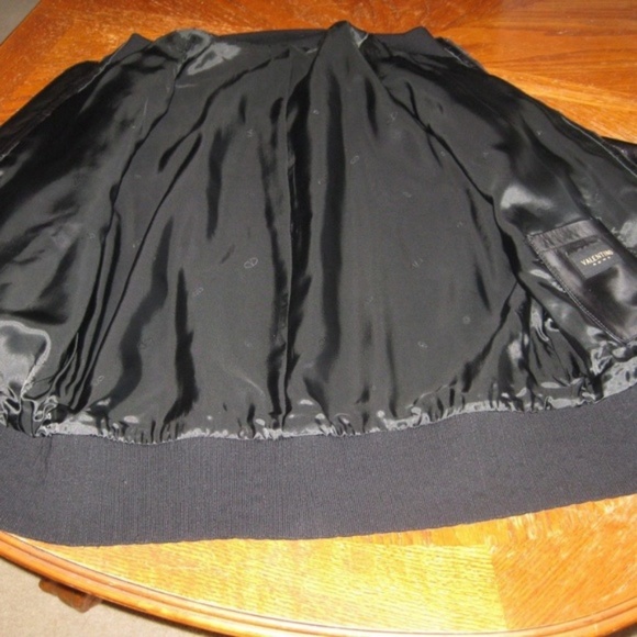 Valentino Roma Lambskin Leather Bomber Jacket 56 - Picture 4 of 8